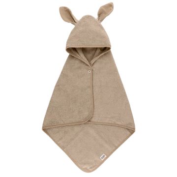 BIBS kapucnis törölköző - vanília