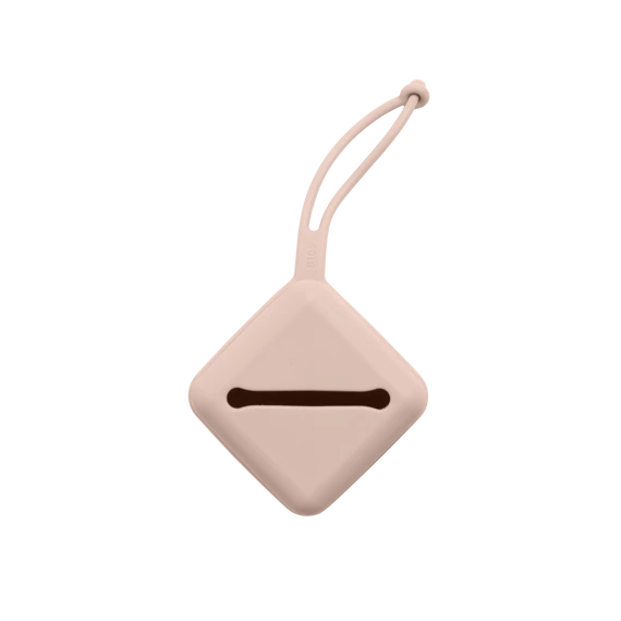 BIBS szilikon cumitartó (Púderrózsaszín)