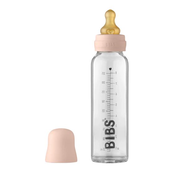 BIBS cumisüvegszett - púderrózsaszín - 225 ml