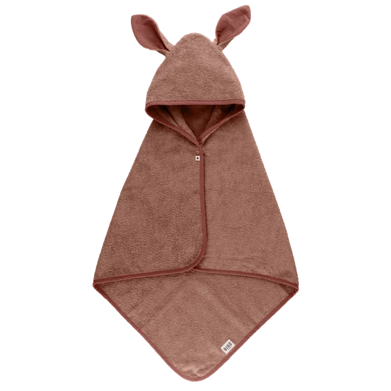 BIBS kapucnis törölköző - mackó