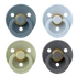 Kép 1/2 - BIBS Colour 4-es szett (Páva/Zsálya/Pasztellkék/Grafit), 0-6 hó