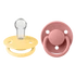 Kép 1/4 - BIBS De Lux 2-es szett (Krémsárga/Tearózsa), egyméret